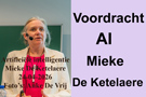 Voordracht artificiële intelligentie - Mieke De Ketelaere